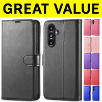 For Samsung Galaxy A57 A17 A16 A15 A34 A12 A54 Wallet Case Leather Phone Cover