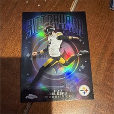 Topps 2025 Chrome All-Chrome Chris Boswell Refractor Pittsburgh Steelers ACT-25