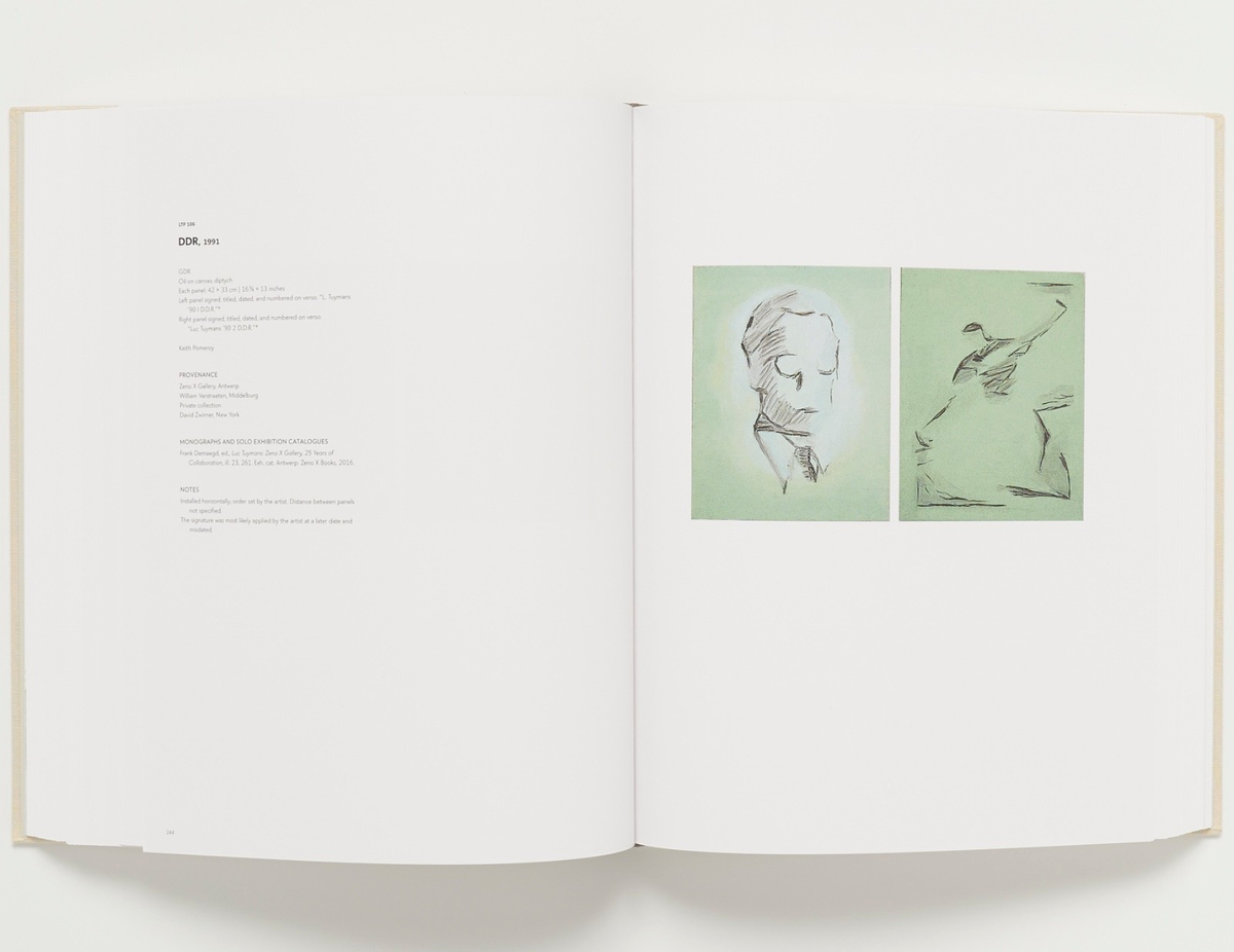 LUC TUYMANS Catalogue Raisonne of Paintings, Volume 1: 1972-1994