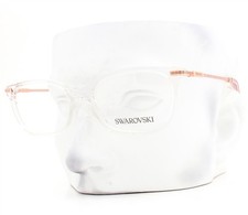 Swarovski Eyeglasses SK 2017 1027 Glasses Crystal Clear Rose Gold 54mm No Case