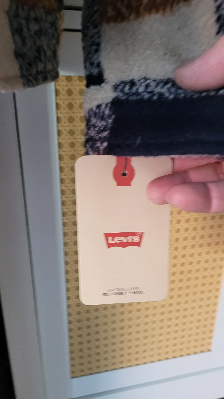 BNWT Levi Strauss Men Plaid Trucker Depot Jacket Size Wool Blend Sherpa Lined thumbnail 14