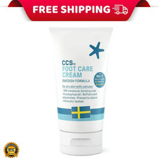 CCS Foot Care Cream for Dry Skin and Cracked Heels - Foot Cream with 10% Urea &