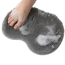 Shower Foot Scrubber Mat Back Washer Exfoliating Foo Cleaner for Men & Women