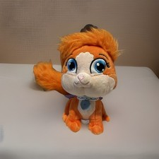 Disney Princess Palace Pets Ariels Curious Kitten Treasure 9" Plush Cat Orange
