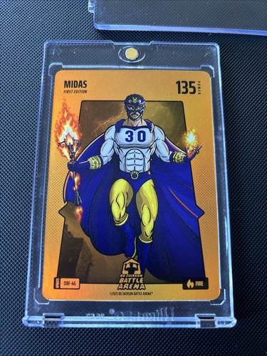 Midas Orange Battle Foil OBF-46, Steph Curry, Bo Jackson Battle Arena