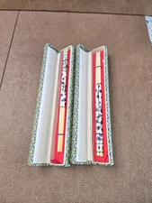 Vintage Cloisonné Enamel & Bone Chopsticks In Original Box Set Of 2