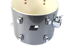 Shell  Hdwe ONLY -Ludwig Backbeat 12 x9 Rack Tom Drum -Silver Sparkle R4437