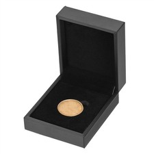 Coin Display Box, Coin Presentation Display Box Square Fit 29mm Coin, Black