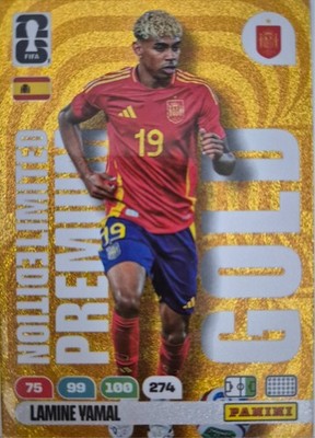 Fifa World Cup 2026 Premium Gold Limited Edition Lamine Yamal Spanien