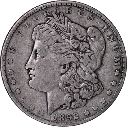 1892 $1 Morgan Silver Dollar ~ VF