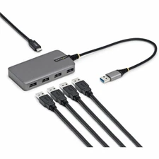 StarTech.com 4-Port USB-A Hub, 5Gbps, Bus Powered, USB-A to 4x USB-A Hub with