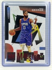 2021-22 Court Kings- Paul George #25 Maestros Ruby /149, Los Angeles Clippers