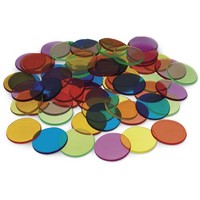 Transparente ZäHlsteine Von Learning Resources Set Mit 250 StüCk - 2Cm/6 Farben