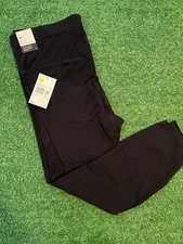 Women's Nike Size 2X CT0162 Yoga Luxe High Rise 7/8 Length Leggings Black