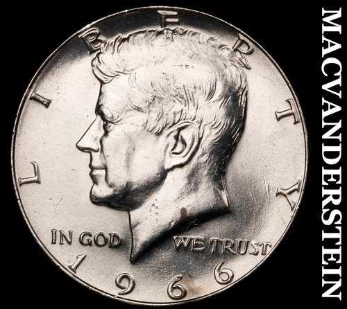 1966 Kennedy Half Dollar- Silver- Choice Gem Brilliant Uncirculated #i9845