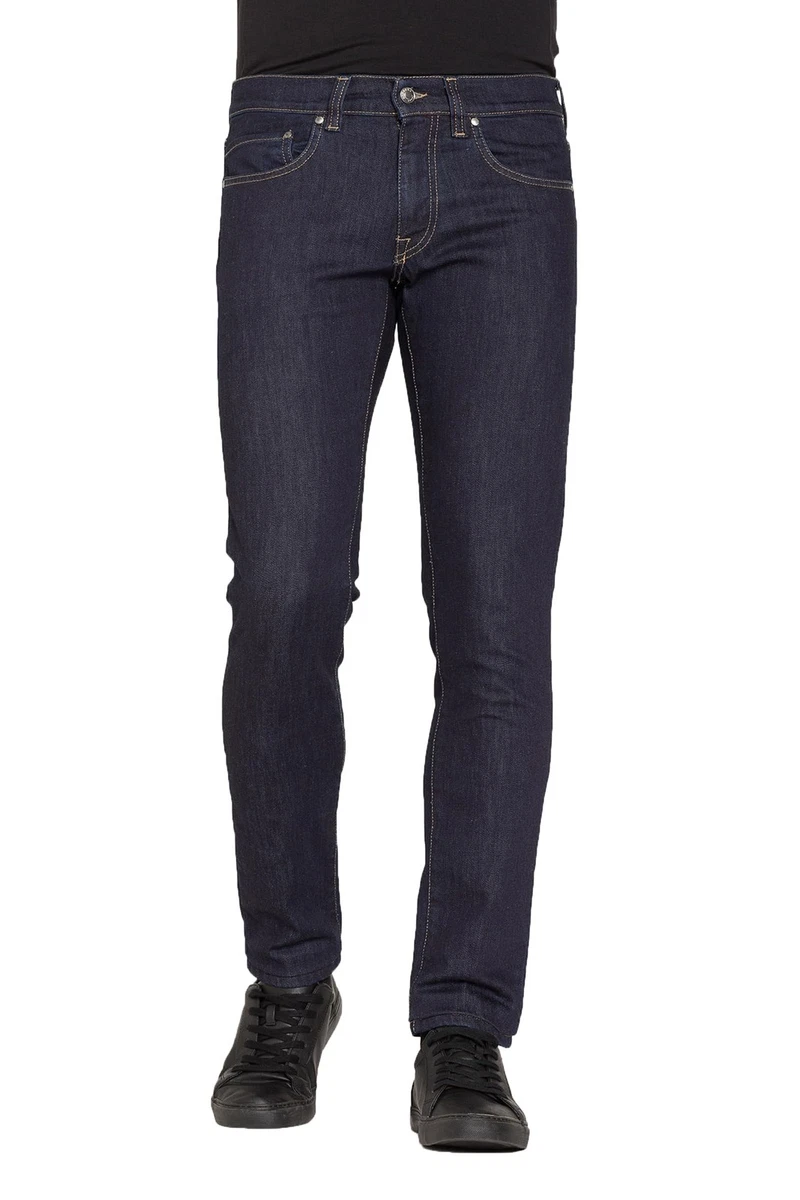 Jeans Uomo CARRERA Elastic Spintech Slim Fit - Cotone Denim Verde - Taglie 46-60