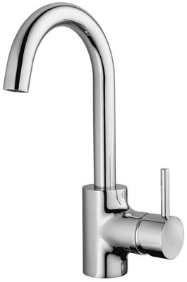 Digit Mimo Waschtischarmatur Hochlauf drehbar chrom glänzend mit Saric Wanne
