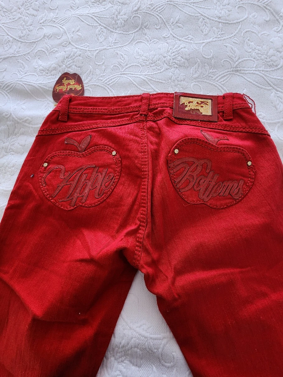 Red Apple Bottom Jeans by Nelly New Size 9 10