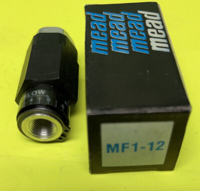 MF1-12 Mead in line Flo Control 1/8'' ports (NEW)