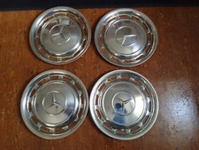 4x Mercedes Benz chrom Radkappen w107 w116 w123 w114 w115 w108 14Zoll 39 cm
