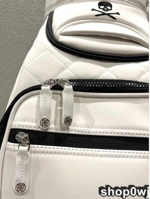 G FORE Caddy Bag Golf Bag White New with tags PU 4.5kg From G FORE Caddy Bag Golf Bag White New with tags PU 4.5kg From