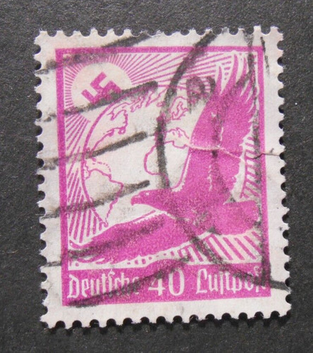 GERMANY GERMANY, REICH 1934 "Eagle in Flight" 40pf Purple USED Mic.534