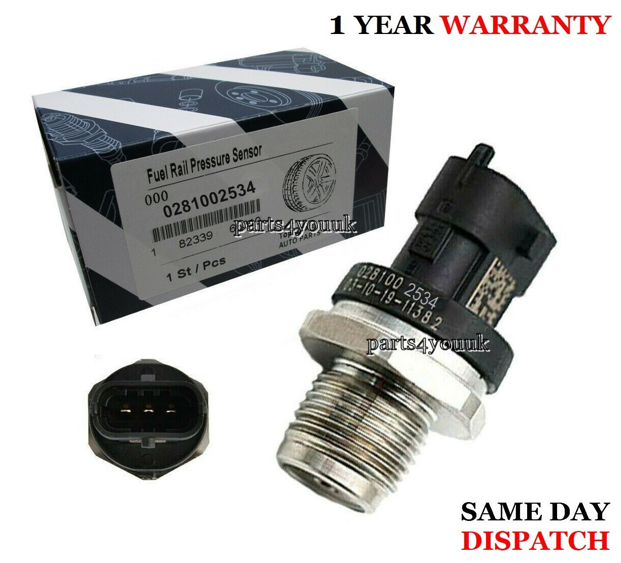 HONDA ACCORD CR-V CIVIC FR-V 2.2 i CTDI  FUEL RAIL HIGH PRESSURE SENSOR LAGUNA