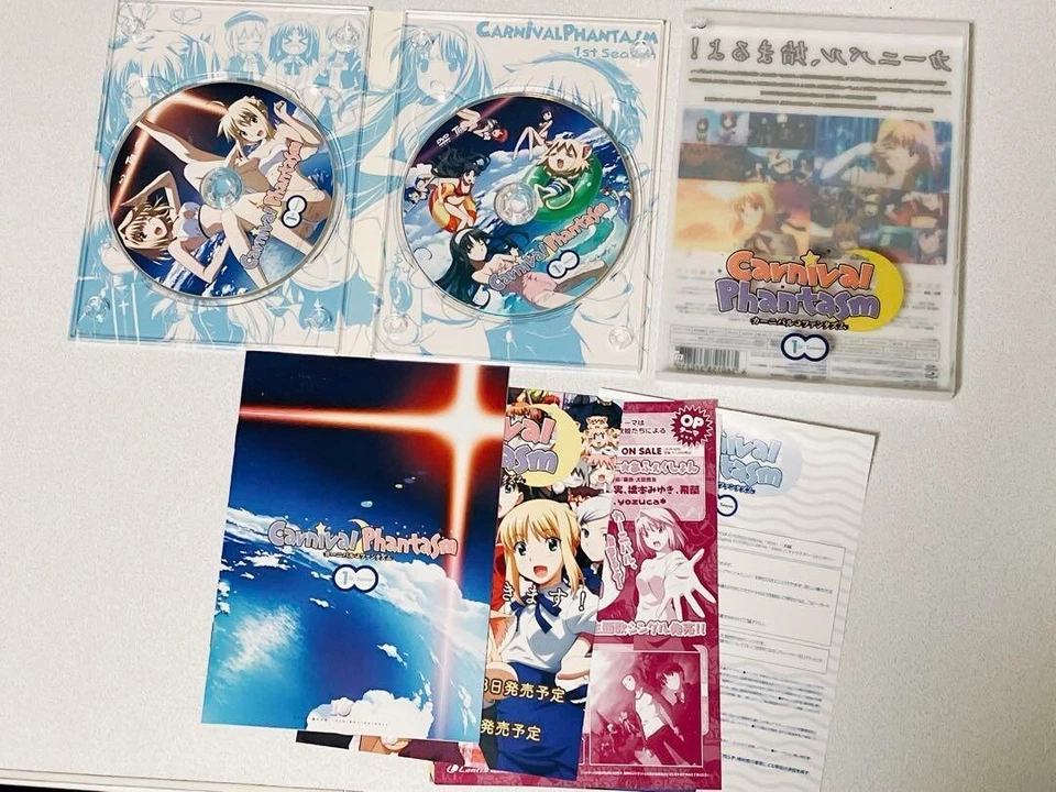 Carnival Phantasm Blu-Ray All 3 Vol Set First Edition Limited w/ Box TYPE-MOON - Image 4 of 4