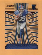 Paul Perkins New York Giants 2016 Panini Clear Vision Blue /99 UCLA Bruins 5M