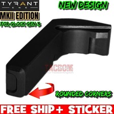 Tyrant Designs MKII Extended Magazine release BLACK GEN 3 GLOCK 17 19 22 23 26