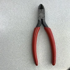 Bell System Utica USA V41 Special Diagonal Pliers Vintage With Red Grips