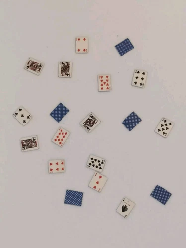 Vintage Francie Clone🍃🌸Clone The Bridge Bit~ 19 Blue Playing Cards🌸🍃 VGC!