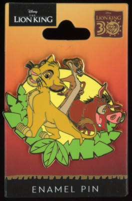 Boxlunch Lion King 30th Anniversary Simba Timon Pumbaa Disney Pin
