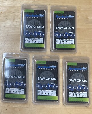 5 Pack 12'' Chainsaw Chain 3/8LP-050-44DL rep. Oregon Stihl 91VXL044G 63PMM44 S44