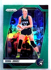 Dorka Juhasz 2024 Panini Prizm WNBA Green Prizm Card-#123 Minnesota Lynx