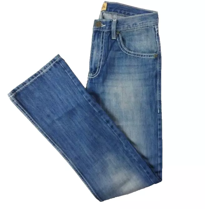 Wrangler 20X No.42 Men s 32x36 Vintage Style Slim Boot Cut Blue Jeans