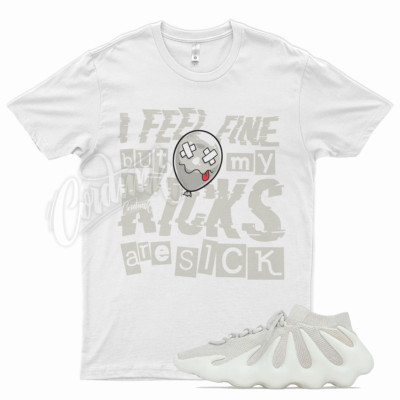 White SICK V2 T Shirt for YZ 450 Cloud White 350 380 500 700 Natural Ash Blue