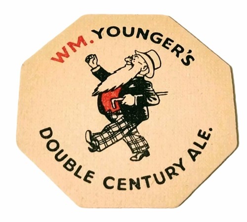 Younger's Double Century Ale Scottish beercoaster