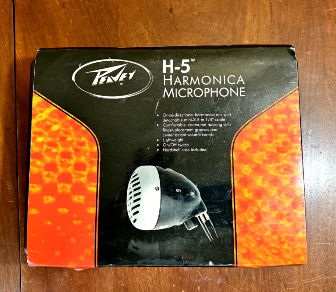 NEW Peavey H 5 C Harmonica Microphone Mic Black SB14 eBay