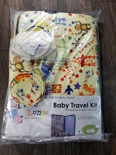 Little Lump Baby Travel Kit Changing Mat Bottle Carrier Case Circus Pattern New
