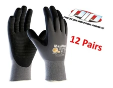 PIP 34-844 MaxiFlex Endurance Nitrile Coated Gloves, Sizes S-XL,  12 PAIR PACK