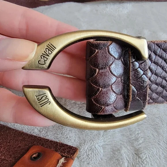 Just Cavalli Brown Belts for Women for sale | eBay display picture 2