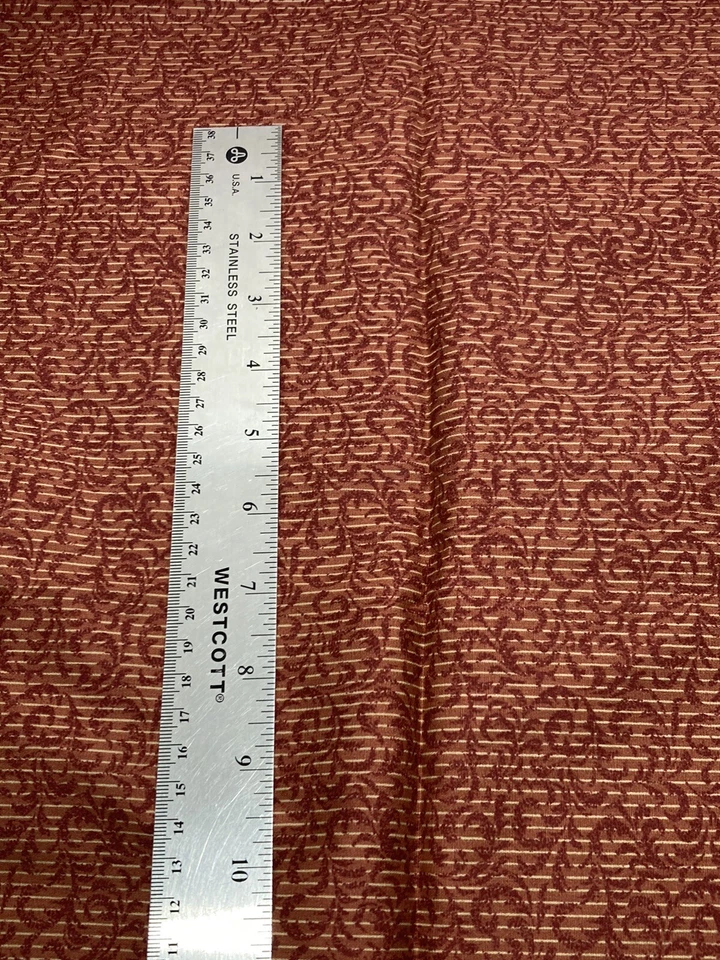 Moda Fabrics Georgetown Rust Leafy Swirls Tone on Tone 1.25Y x 44" Width - Image 2 of 3