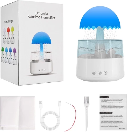 Rain Cloud Humidifier Water Drip Diffuser Aromatherapy Humidifier w/ 7 Colors US - Bild 33 von 44
