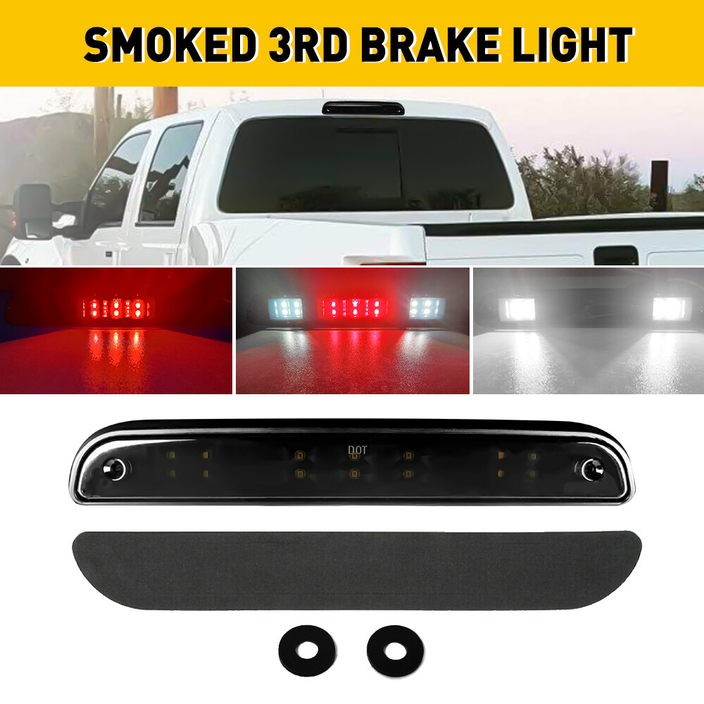 Smoke LED Third Brake Cargo Light Red White for Ford F-150 F-250 F-350