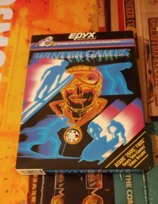 Winter Games Atari VCS 2600 (Epyx 1987) (Modul, Manual, Box) works 8-bit CIB