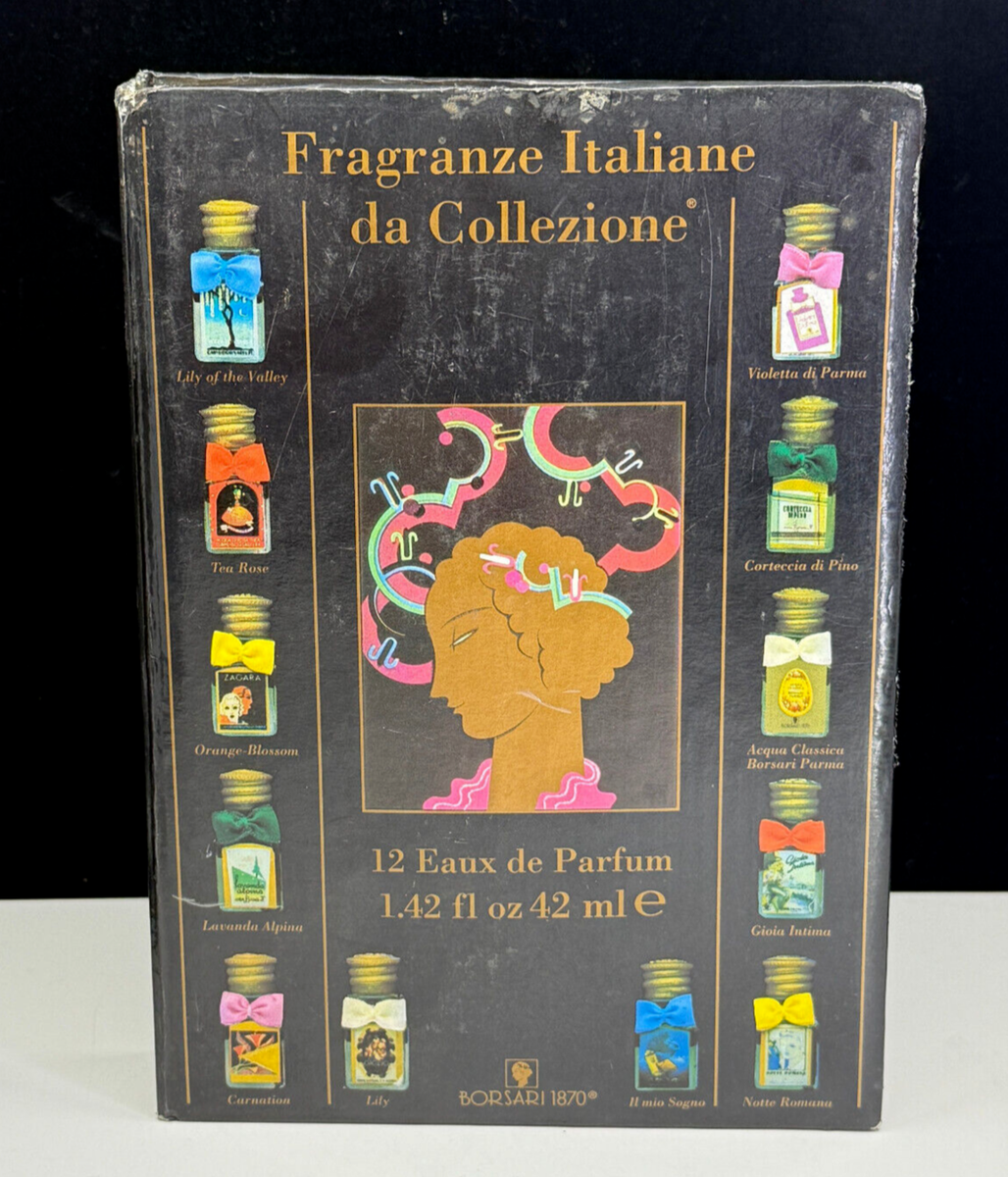 Borsari 1870 Italian Fragrance Collection 12 x 0.12 oz Eau De