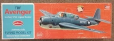  GRUMMAN AVENGER Balsa wood airplane model Guillows 509 Laser Cut