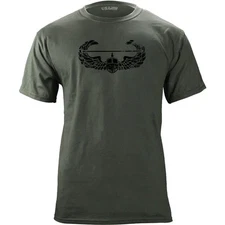 Vintage Army Air Assault Badge Subdued Veteran T-Shirt