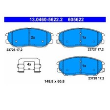 Plaquette de frein Ssangyong RODIUS